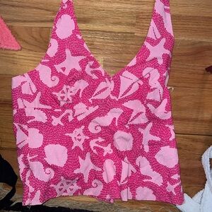 Lilly Pulitzer Halter Top, Vintage, size 6, Lined, 100% Cotton